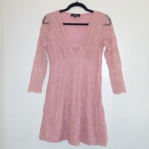 Lulu's pink dress size S